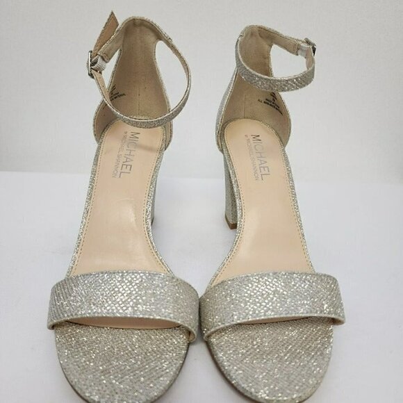 Michael Shannon Silver Heeled Sandals 8.5 - Picture 4 of 12